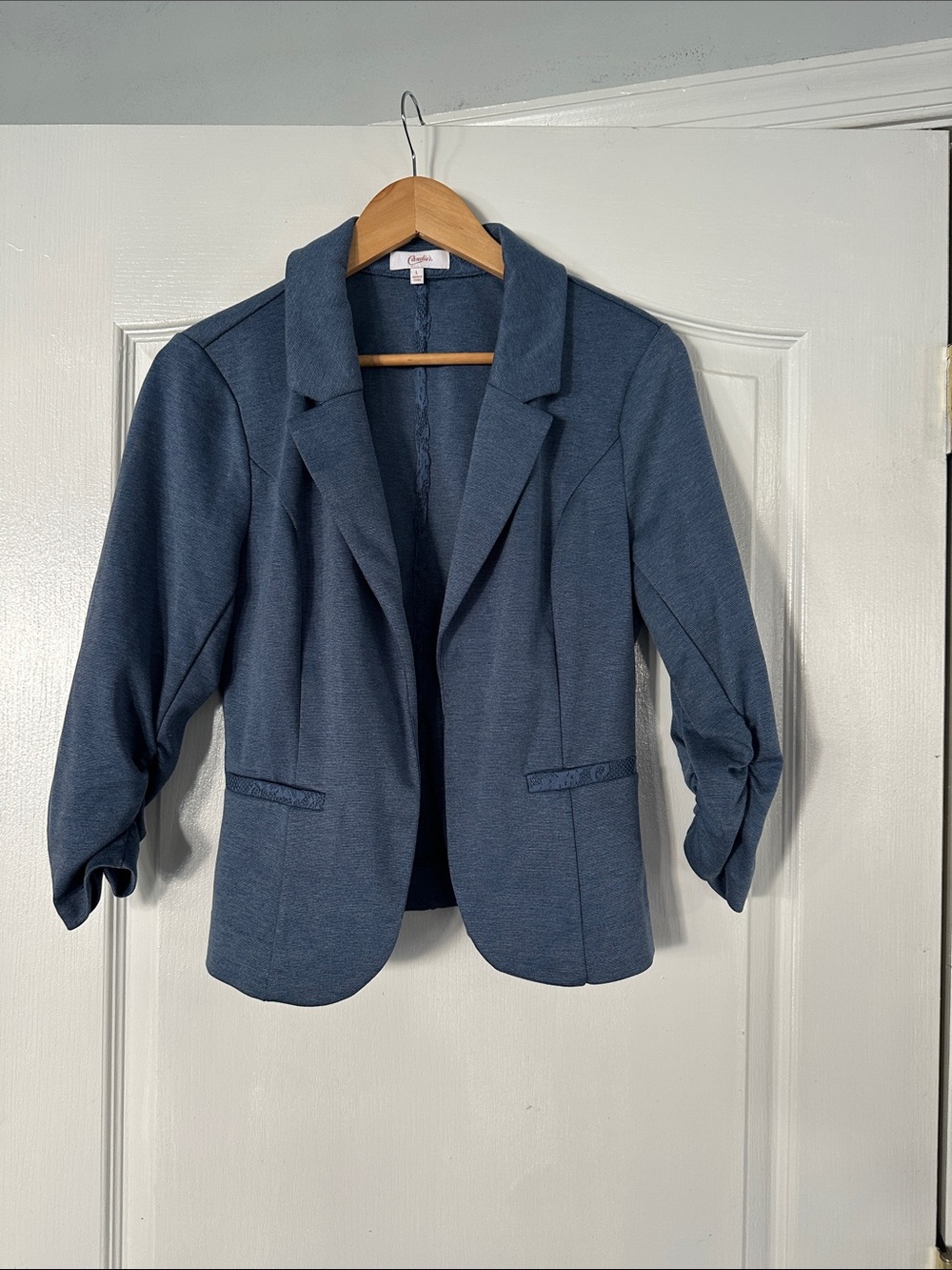 Caslon Blue Open-Front Blazer